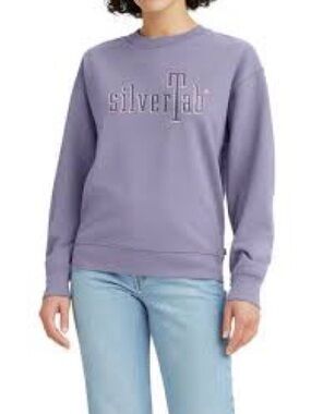 Silver Jeans Lavender Pullover Sweatshirt
